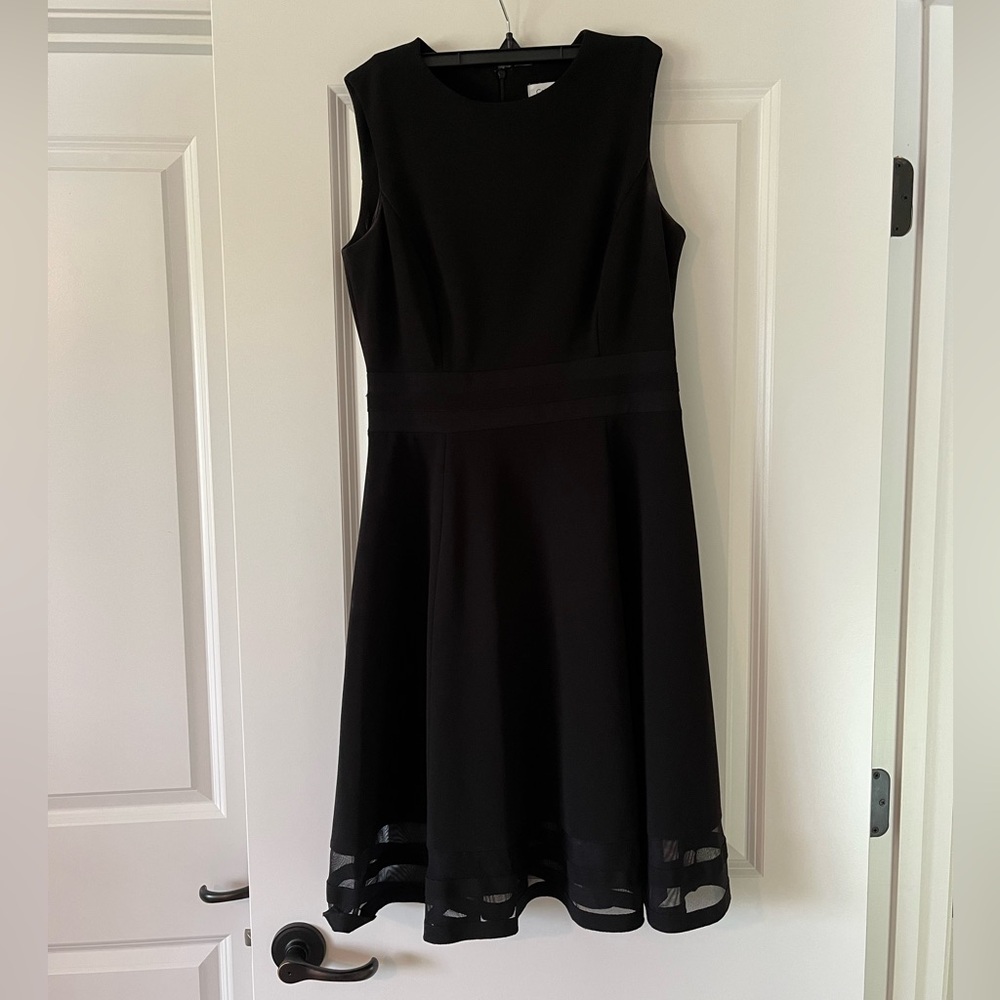 Calvin Klein Black Sleeveless Dress